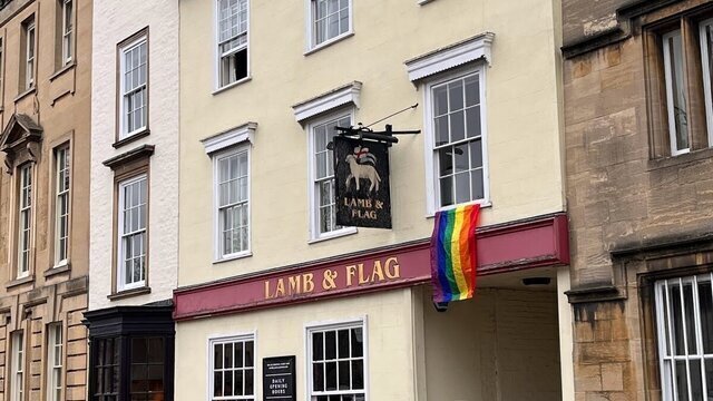 Lamb and Flag